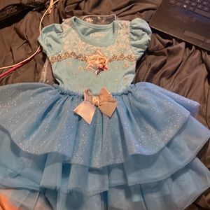 2T Disney Frozen Dress With Cape